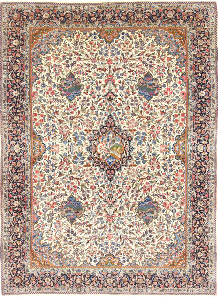 Tapete persa Kerman Sherkat 304x220 304x220, Tapete persa Atado à mão