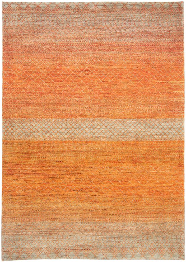 Pakistani rug Design Arijana 7'1"x4'11" 7'1"x4'11", Persian Rug Knotted by hand