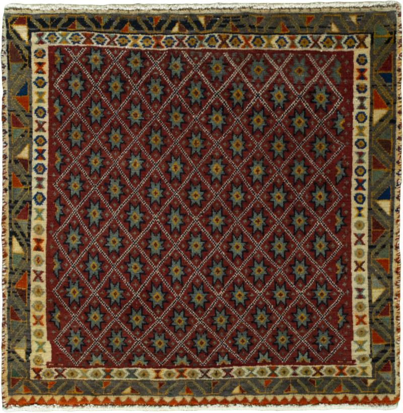 Persisk matta Shiraz 62x60 62x60, Persisk matta Knuten för hand