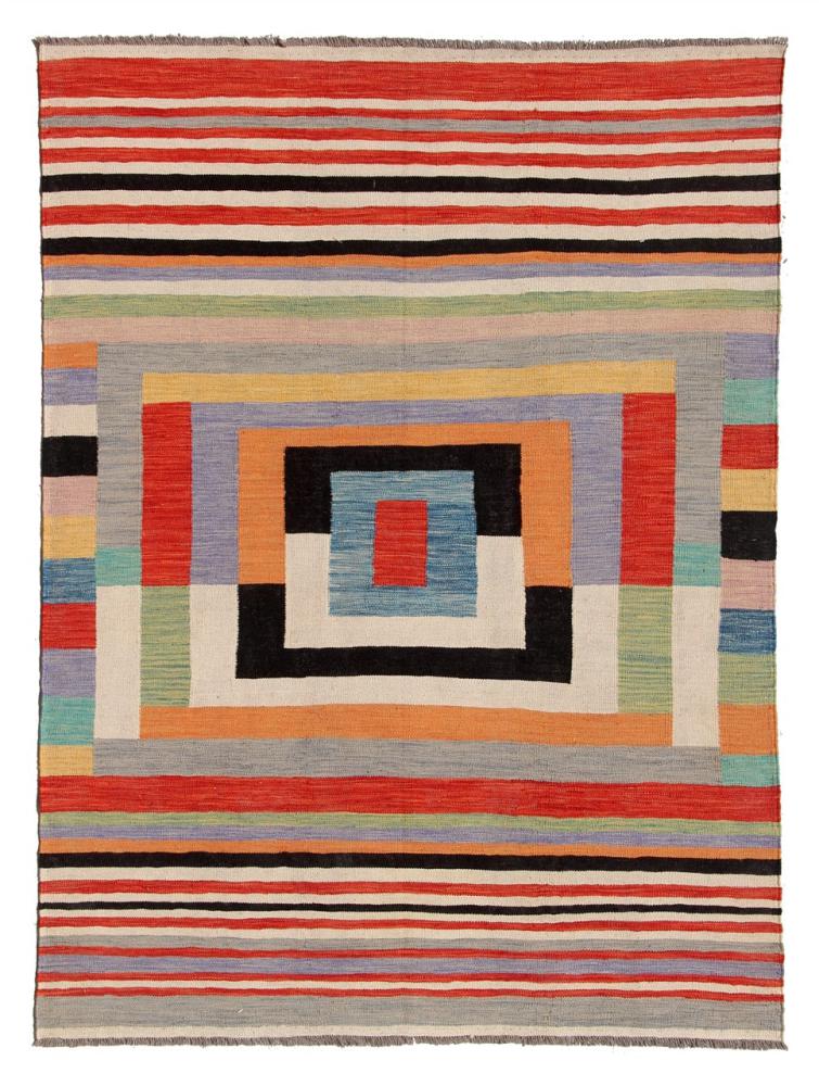 Alfombra afgana Kilim Afghan Edition 204x150 204x150, Alfombra persa Tejido a mano