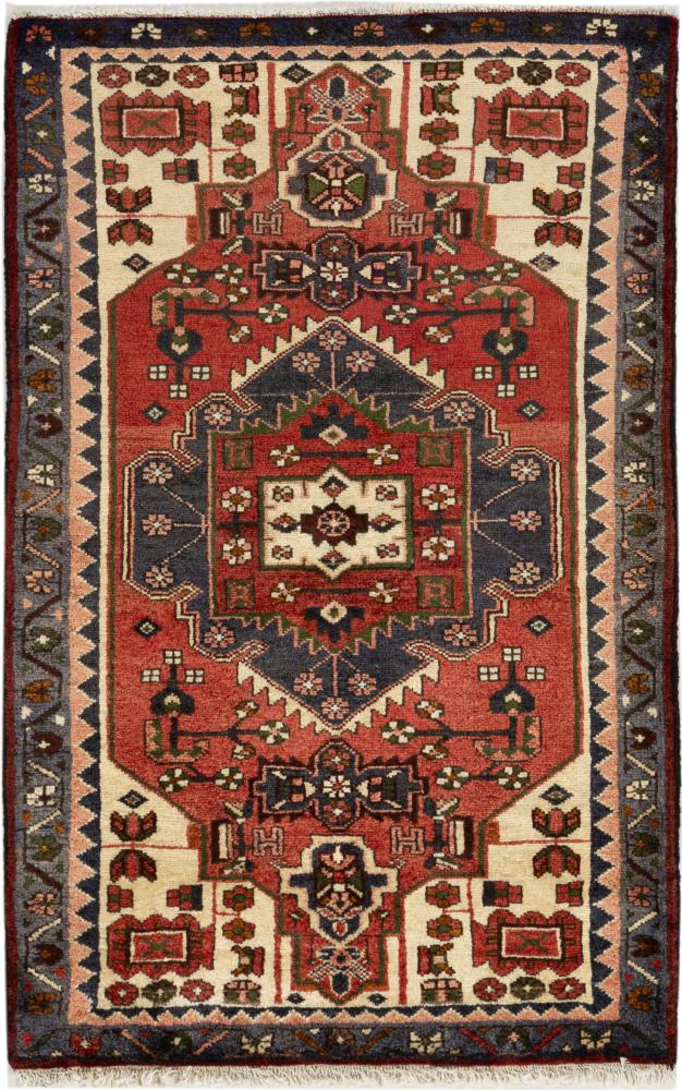 Alfombra persa Khamseh 126x79 126x79, Alfombra persa Anudado a mano