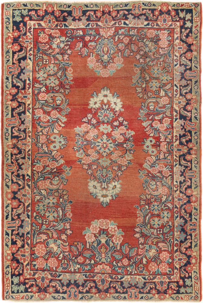 Perserteppich Mahal Antik 200x130 200x130, Perserteppich Handgeknüpft