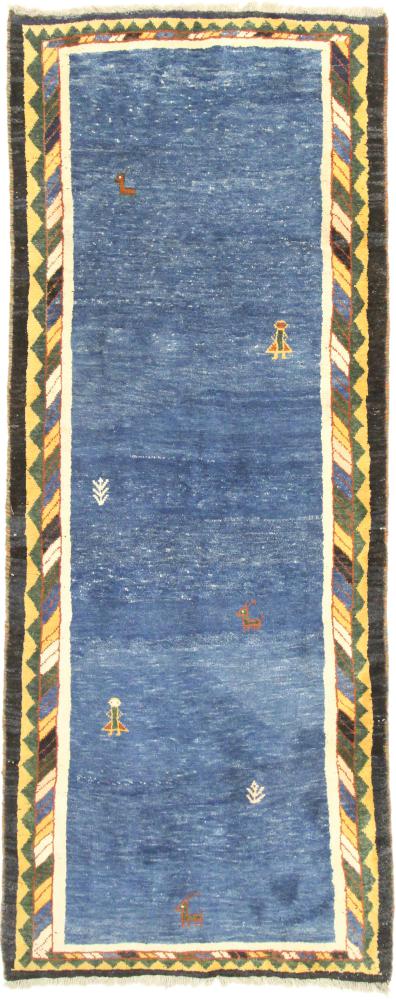 Tapis persan Persan Gabbeh Yalameh 287x111 287x111, Tapis persan Noué à la main