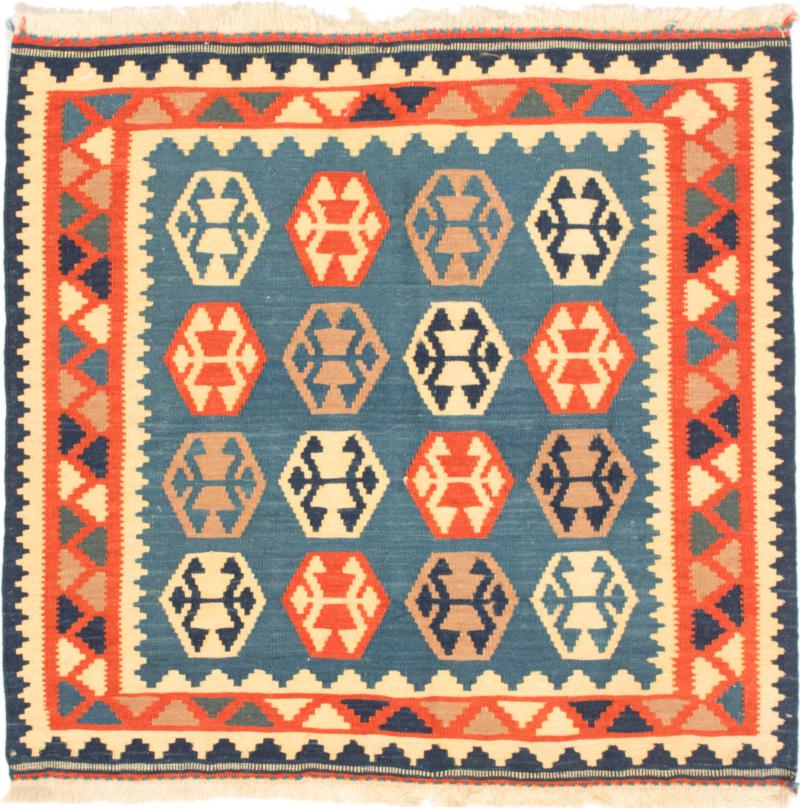 Tapete persa Kilim Fars 103x94 103x94, Tapete persa Tecido à mão