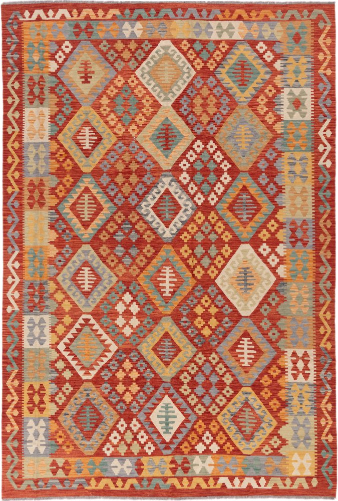 Afghansk matta Kilim Afghan 298x205 298x205, Persisk matta Handvävd