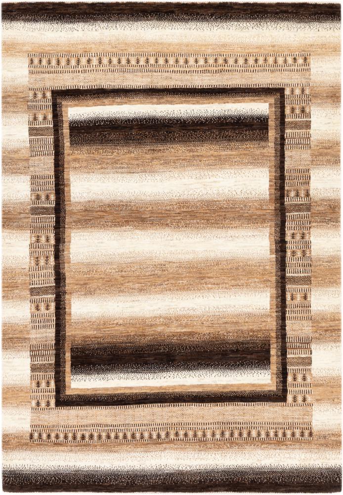Tapis persan Persan Gabbeh Loribaft Essence 219x154 219x154, Tapis persan Noué à la main