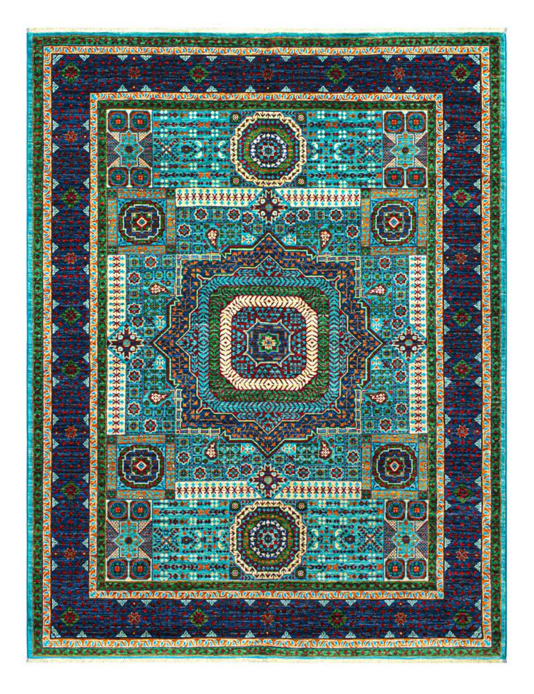 Afghan rug Mamluk 206x160 206x160, Persian Rug Knotted by hand