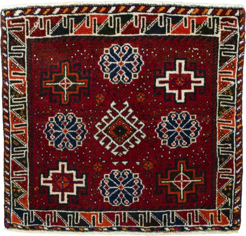 Persian Rug Shiraz 59x59 59x59, Persian Rug Knotted by hand