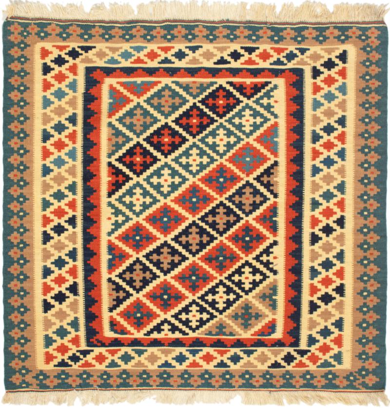 Perzsa szőnyeg Kilim Fars 3'7"x3'3" 3'7"x3'3", Perzsa szőnyeg szőttesek