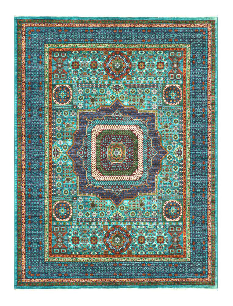 Afghansk tæppe Mamluk 207x159 207x159, Persisk tæppe Knyttet i hånden