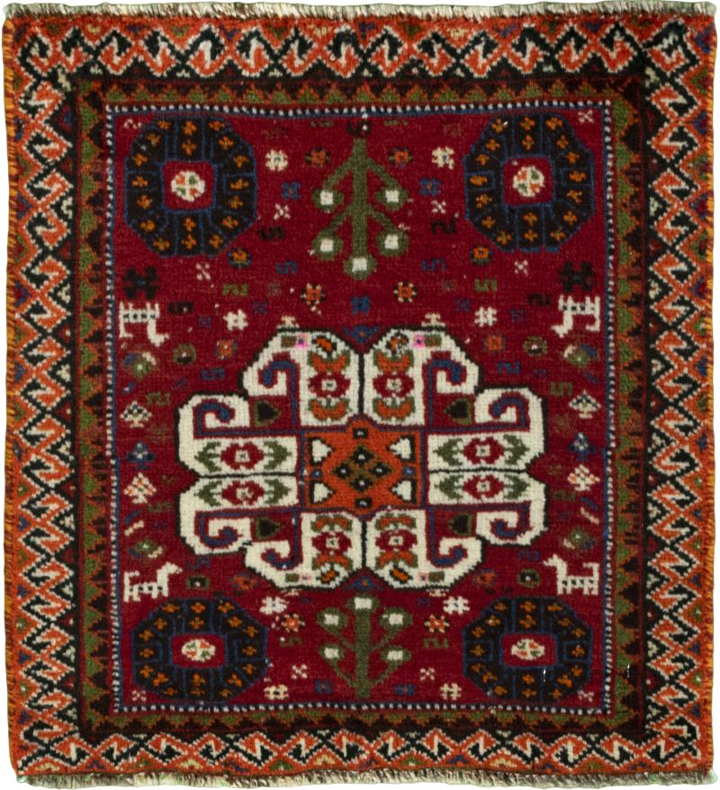 Persialainen matto Shiraz 53x53 53x53, Persialainen matto Solmittu käsin