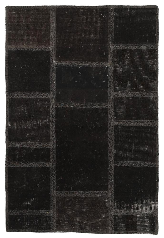 Persisk tæppe Patchwork 91x60 91x60, Persisk tæppe Knyttet i hånden