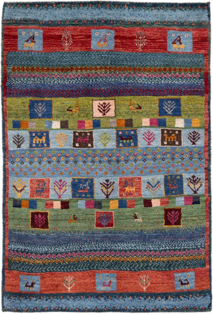 Persian Rug Gabbeh Nomad 145x96 145x96, Persian Rug Knotted by hand