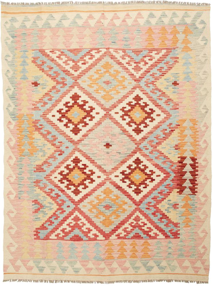Afghanischer Teppich Kelim Afghan 203x152 203x152, Perserteppich Handgewebt
