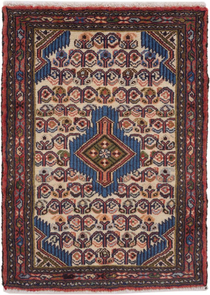 Persian Rug Hamadan 88x64 88x64, Persian Rug Knotted by hand