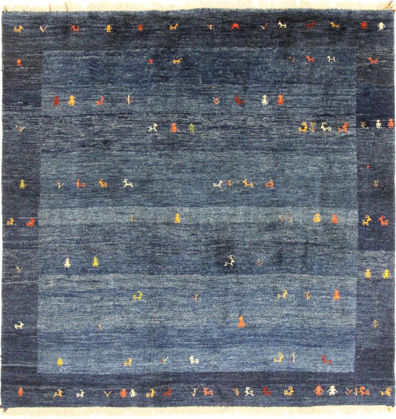 Persisk tæppe Persisk Gabbeh Yalameh 212x208 212x208, Persisk tæppe Knyttet i hånden