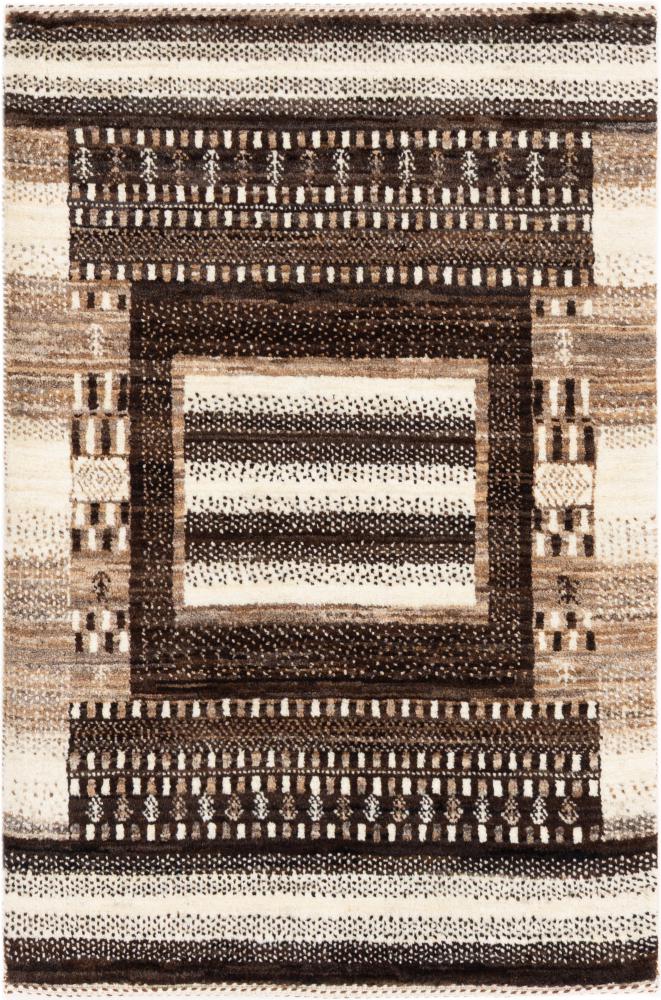 Tapis persan Perser Gabbeh Loribaft Essence 96x66 96x66, Tapis persan Noué à la main