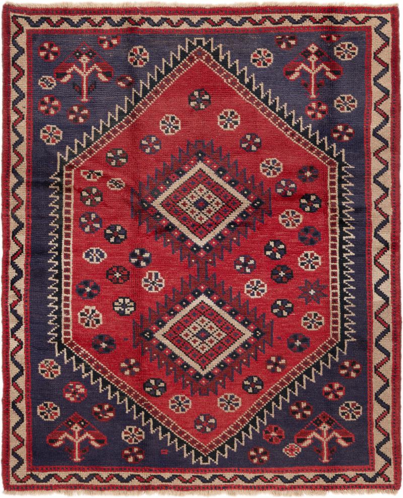 Persian Rug Shiraz 193x154 193x154, Persian Rug Knotted by hand