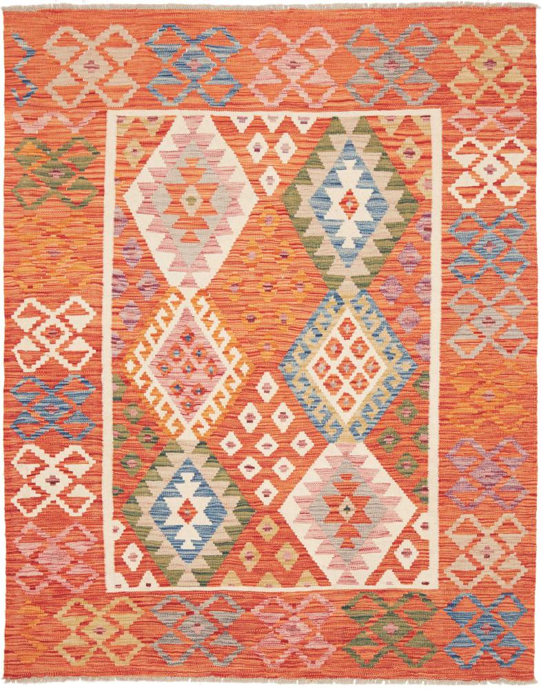 Αφγανικό χαλί Κιλίμ Afghan 196x155 196x155, Περσικό χαλί Χειροποίητη ύφανση