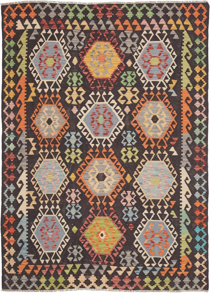 Tapis afghan Kilim Afghan 208x150 208x150, Tapis persan Tissé à la main