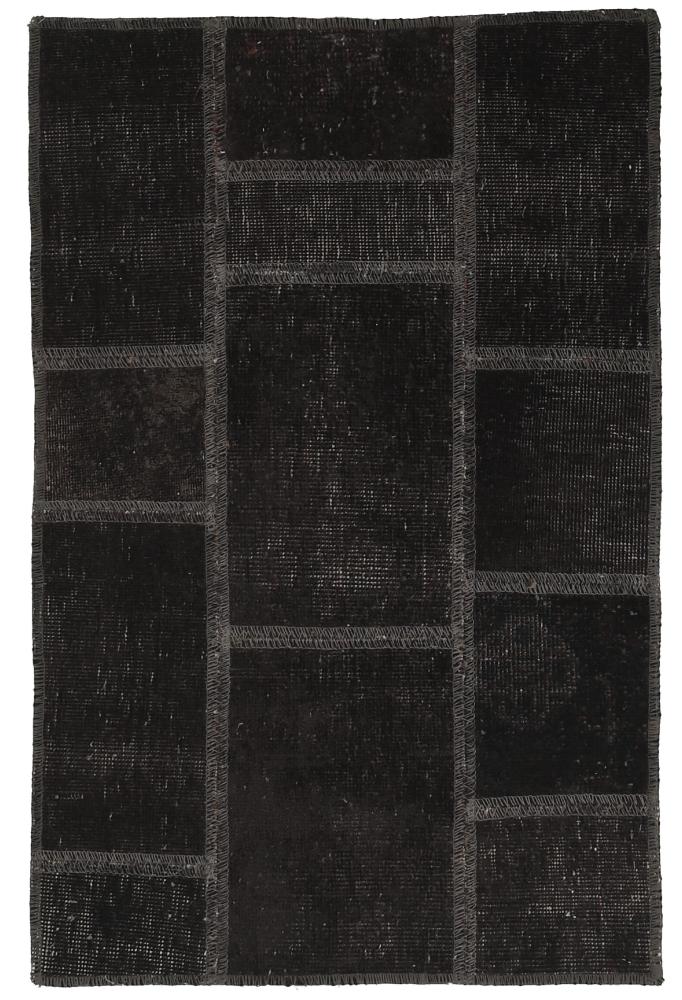 Persisk tæppe Patchwork 92x60 92x60, Persisk tæppe Knyttet i hånden