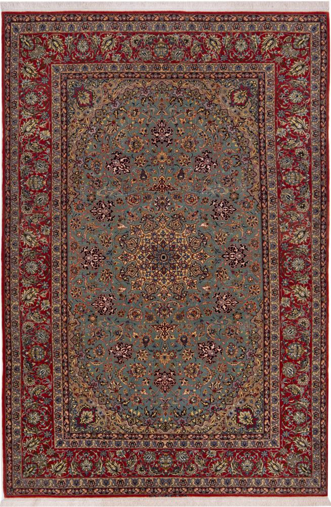 Persian Rug Isfahan Silk Warp 239x158 239x158, Persian Rug Knotted by hand