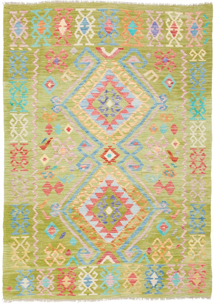 Afghanischer Teppich Kelim Afghan 189x134 189x134, Perserteppich Handgewebt