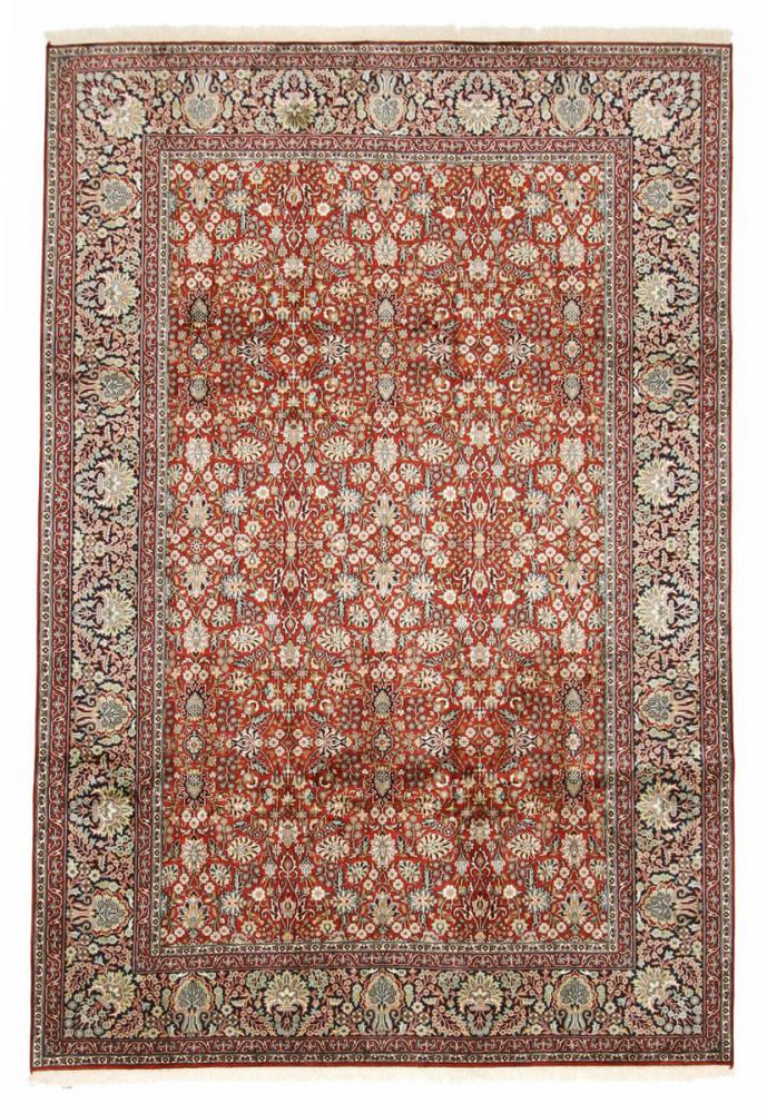 Tapete indiano Kashmir Pura Seda 274x189 274x189, Tapete persa Atado à mão