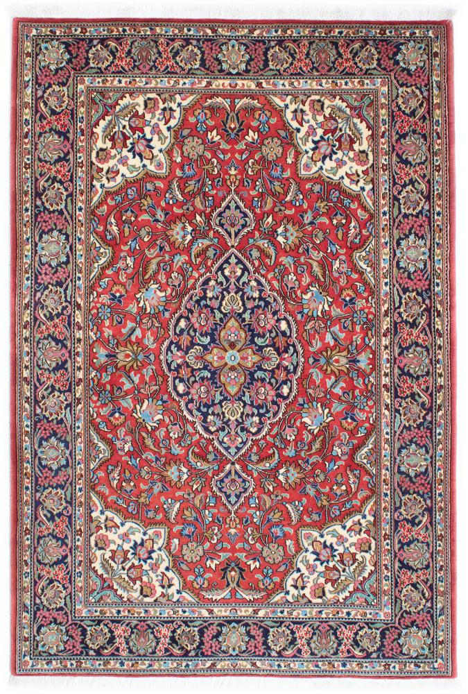 Tapis persan Ghom Kork 206x138 206x138, Tapis persan Noué à la main