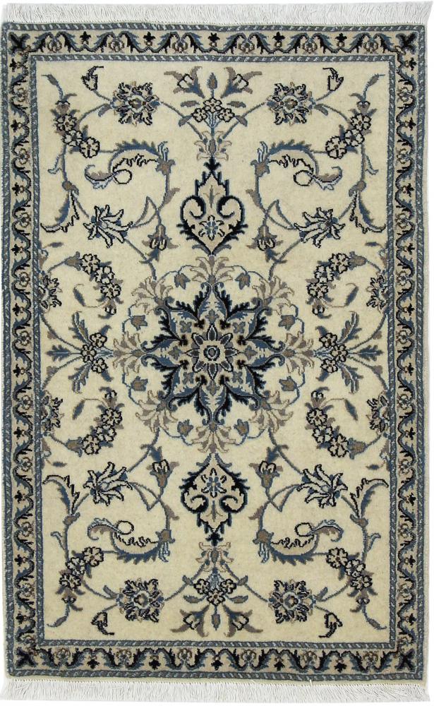 Tapis persan Naïn 138x89 138x89, Tapis persan Noué à la main