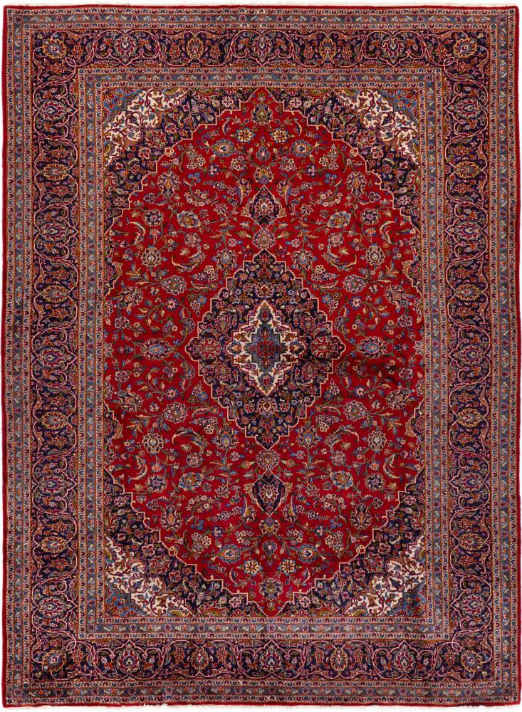 Tapis persan Kashan 397x296 397x296, Tapis persan Noué à la main