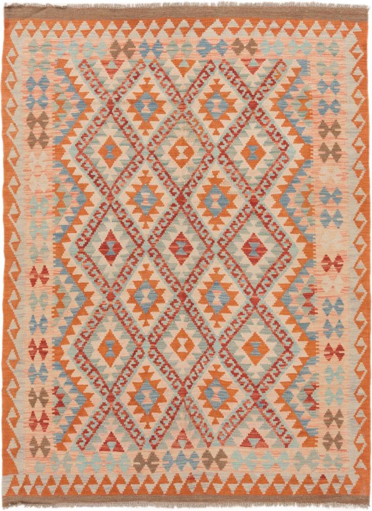 Tapete afegão Kilim Afegão 200x150 200x150, Tapete persa Tecido à mão