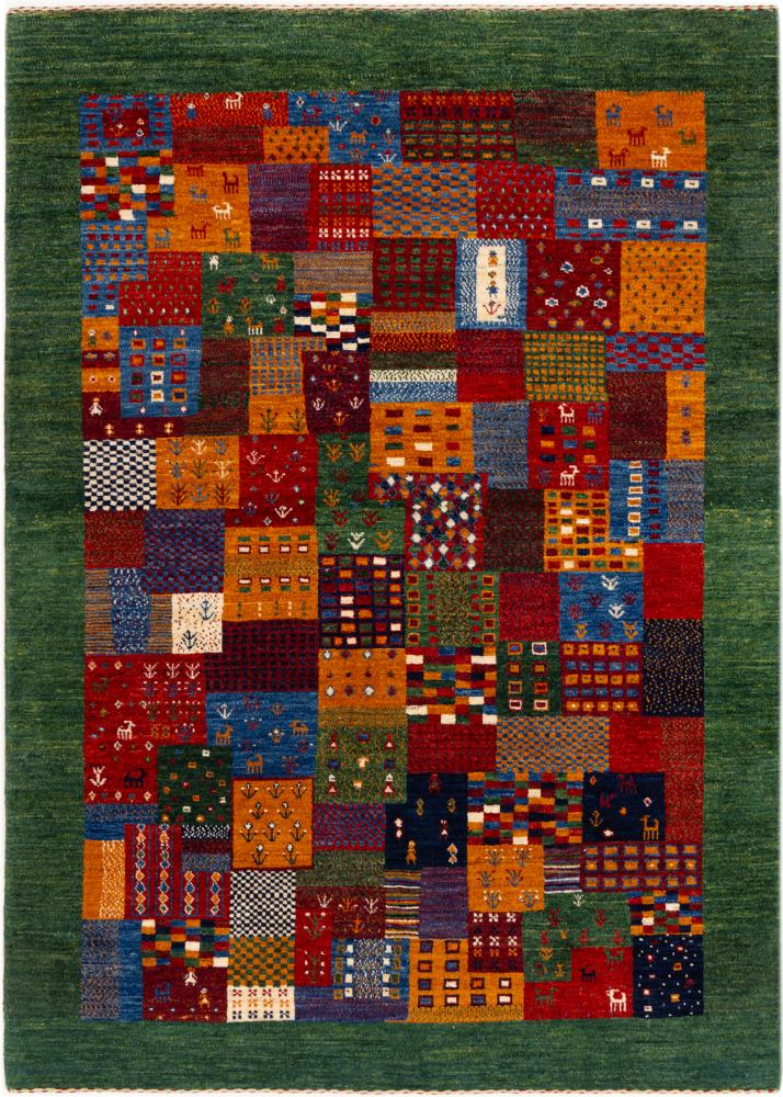 Alfombra persa Persia Gabbeh Loribaft Nowbaft 194x139 194x139, Alfombra persa Anudado a mano