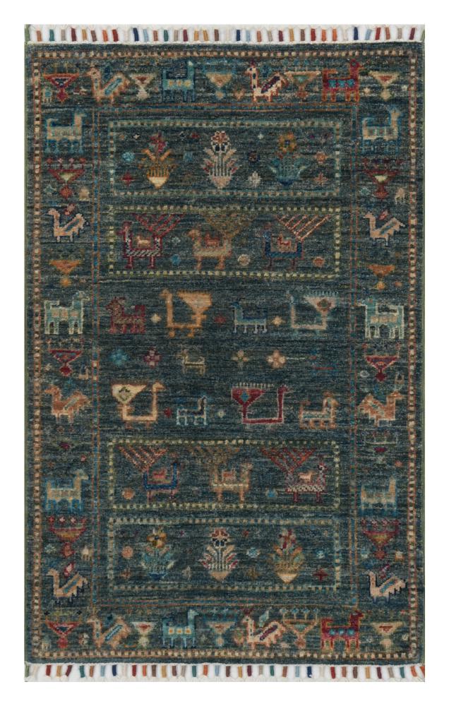 Tapis pakistanais Arijana Shaal 98x62 98x62, Tapis persan Noué à la main