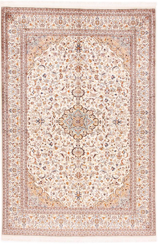 Indo rug Kashmir Silk 251x168 251x168, Persian Rug Knotted by hand