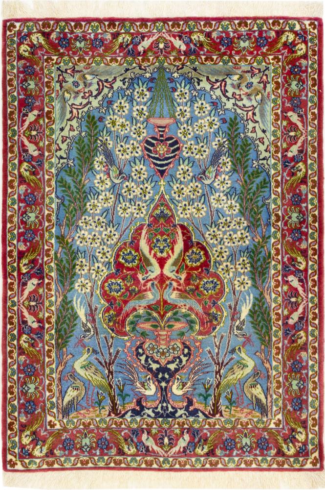 Tapete persa Isfahan 100x69 100x69, Tapete persa Atado à mão