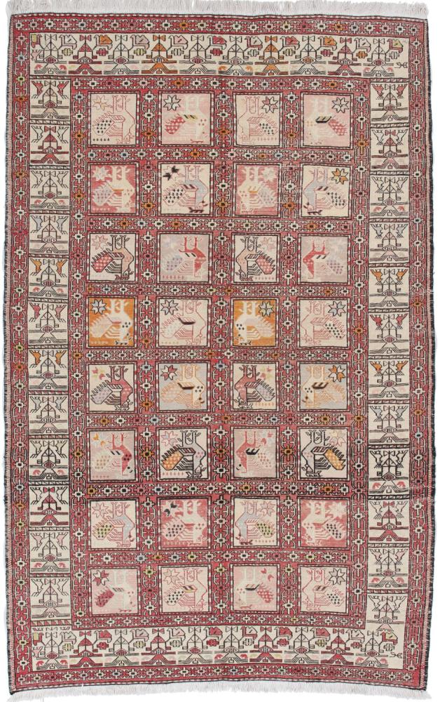 Tapete persa Kilim Fars 189x123 189x123, Tapete persa Tecido à mão