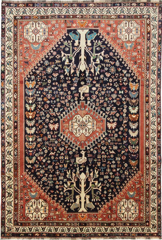 Tapete persa Ghashghai 296x205 296x205, Tapete persa Atado à mão