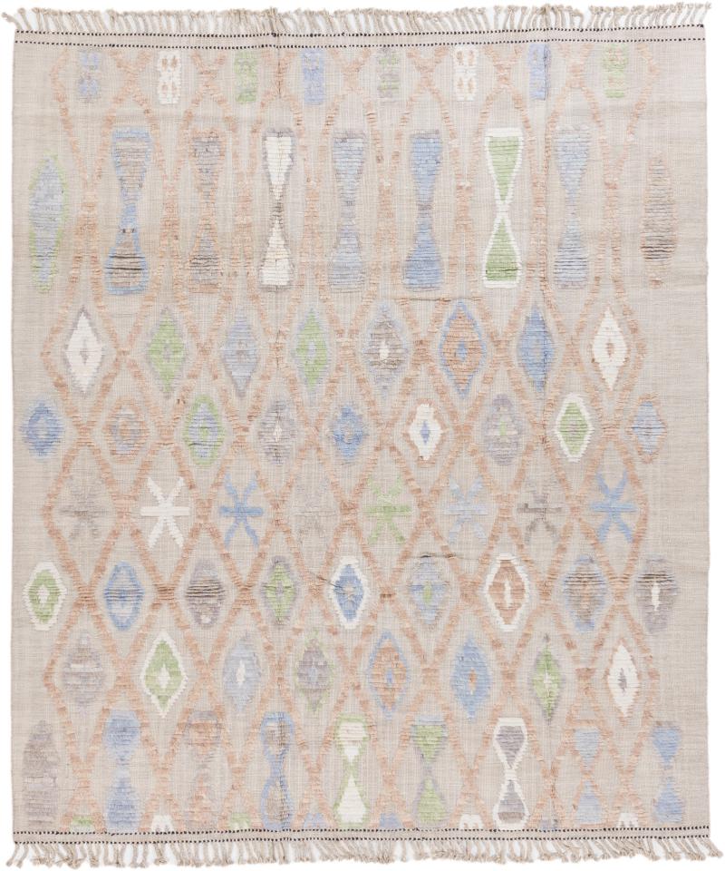 Afghanska mattan Kilim Afghan Berber Design 287x246 287x246, Persisk matta handvävd 