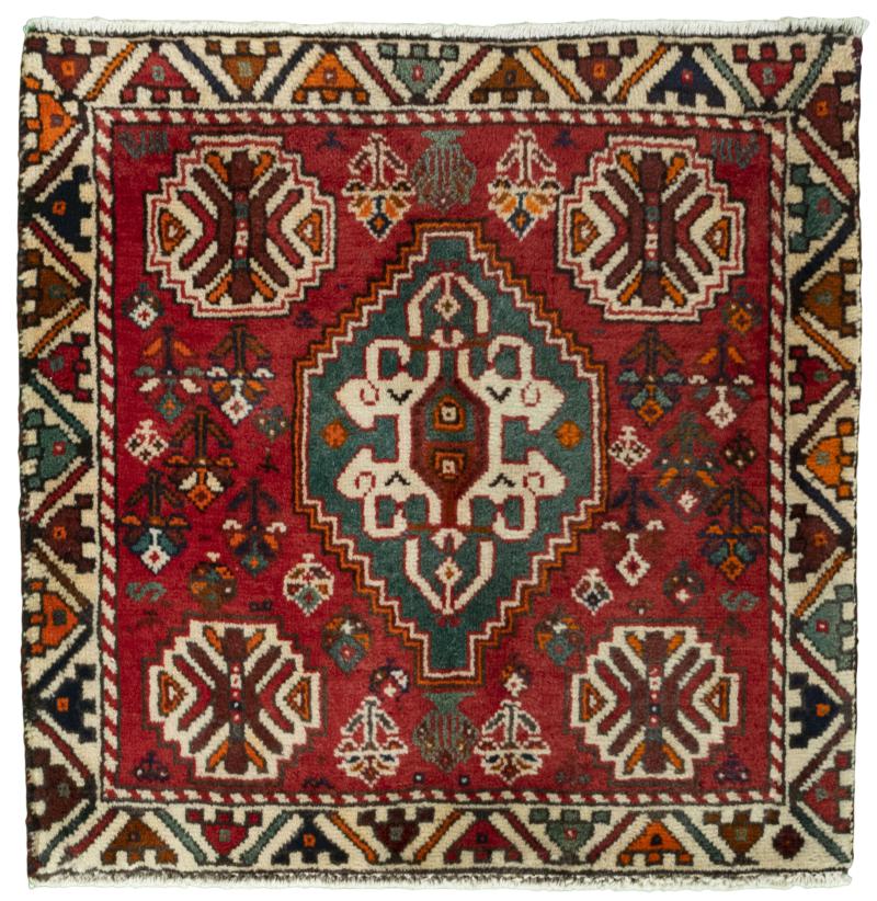 Persian Rug Shiraz 64x64 64x64, Persian Rug Knotted by hand