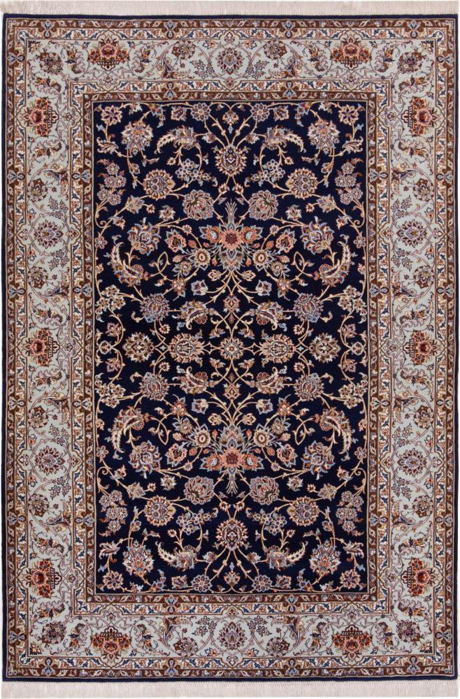 Perserteppich Isfahan Seidenkette 231x154 231x154, Perserteppich Handgeknüpft
