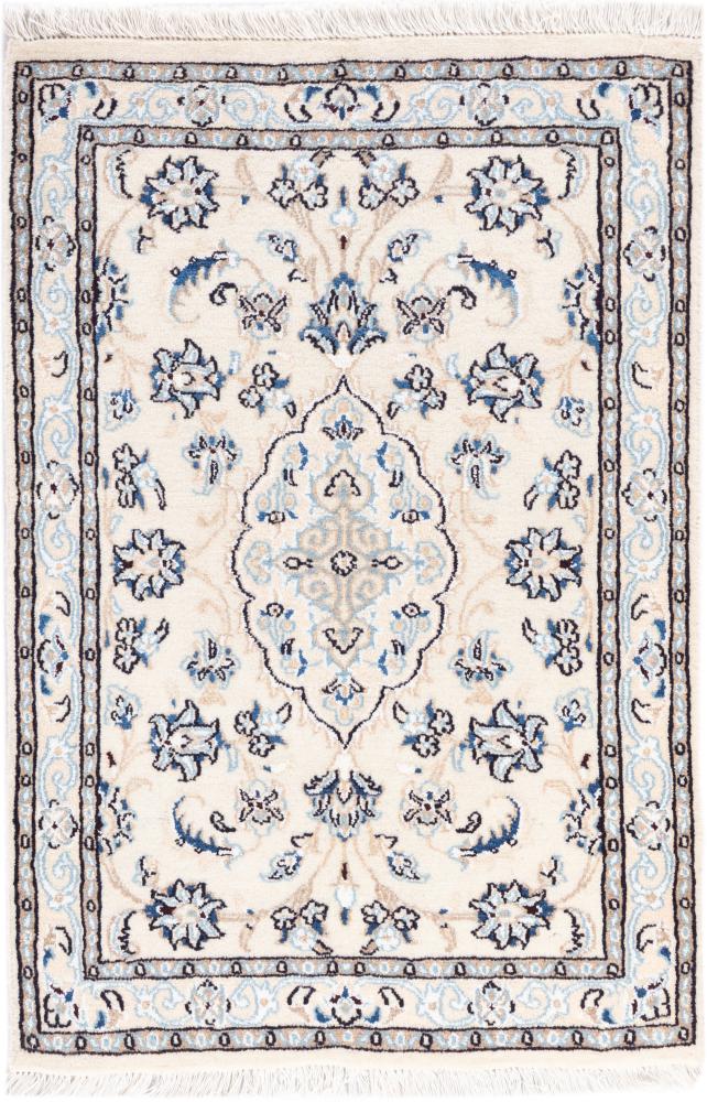 Περσικό χαλί Nain 9La 92x63 92x63, Περσικό χαλί Οι κόμποι έγιναν με το χέρι