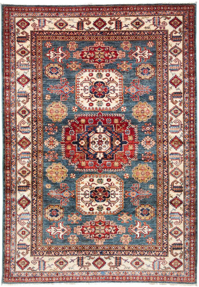 Tapis pakistanais Kazak 220x149 220x149, Tapis persan Noué à la main