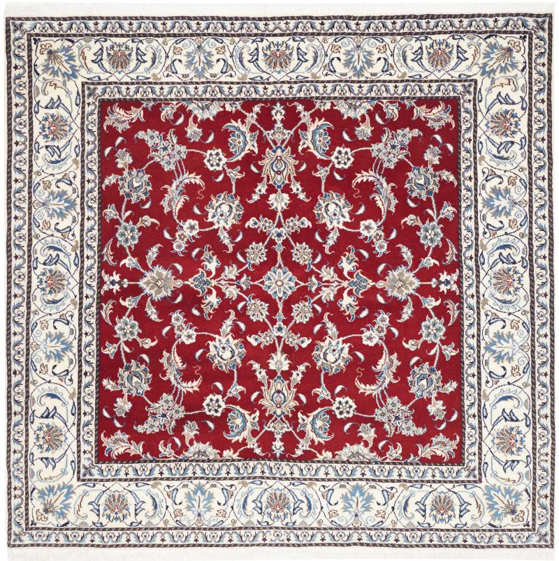 Persialainen matto Nain 204x209 204x209, Persialainen matto Solmittu käsin