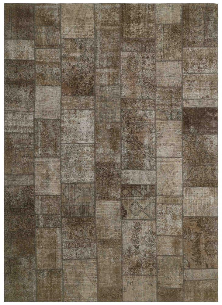Tappeto persiano Patchwork 413x299 413x299, Tappeto persiano Annodato a mano