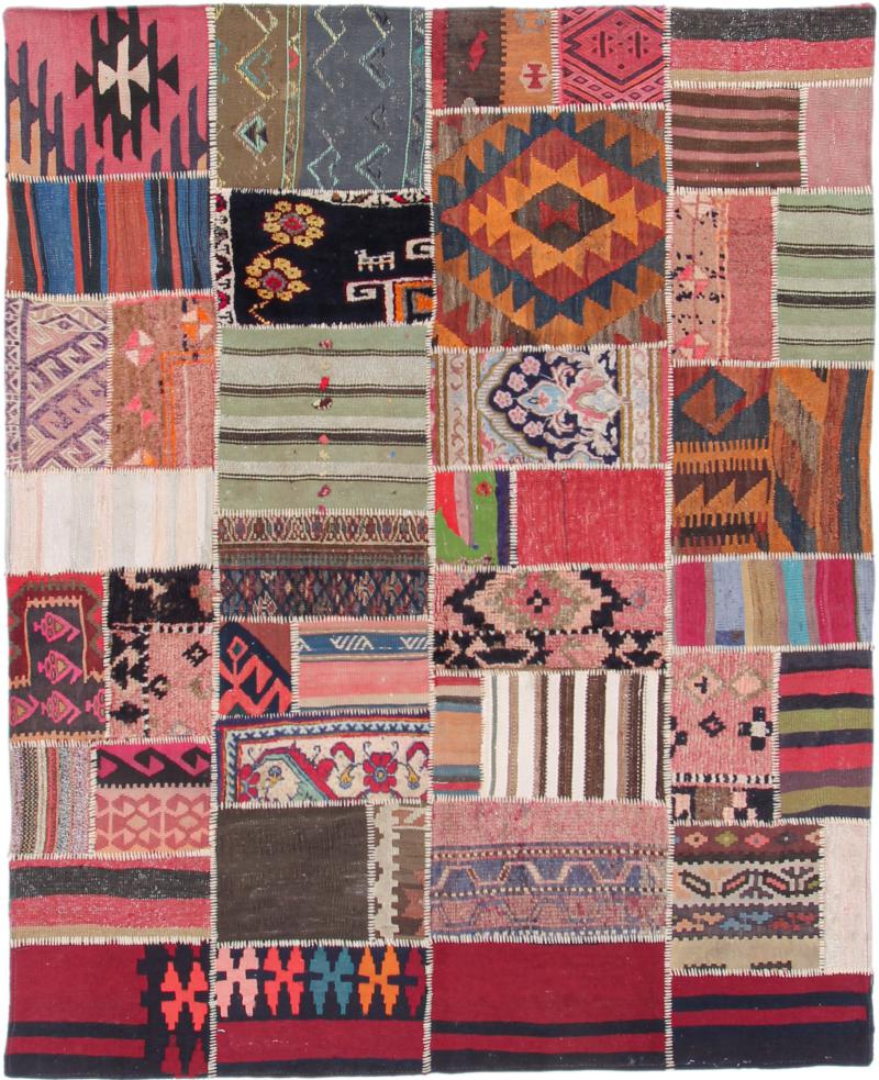 Tapete persa Kilim Patchwork 202x163 202x163, Tapete persa Tecido à mão