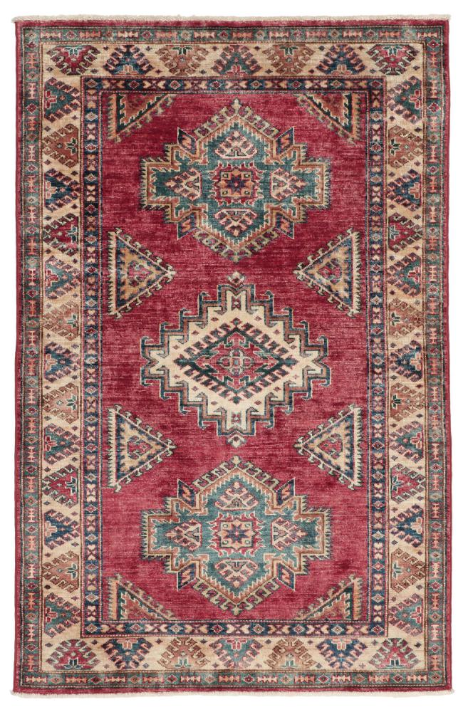 Afghan rug Super Kazak 148x96 148x96, Persian Rug Knotted by hand