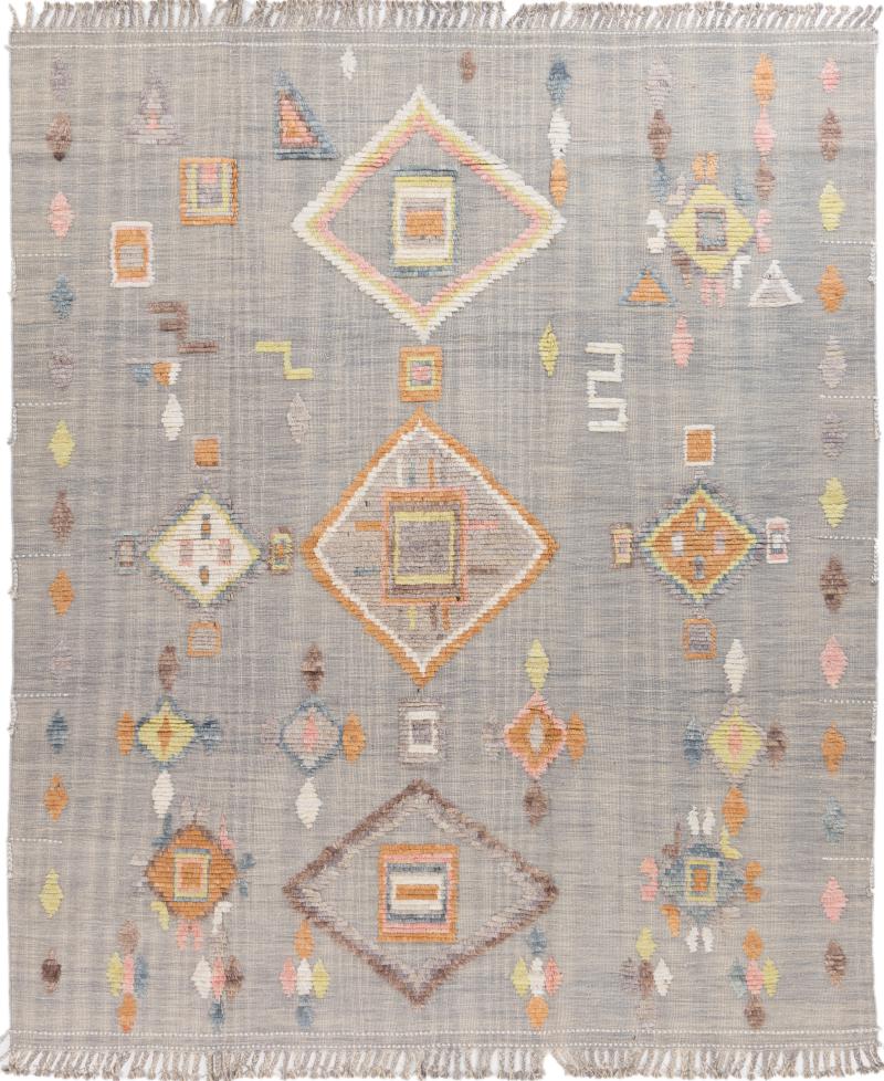 Covor afgan Chilim Afghan Berber Design 298x246 298x246, Covor persan Lucrate de mână