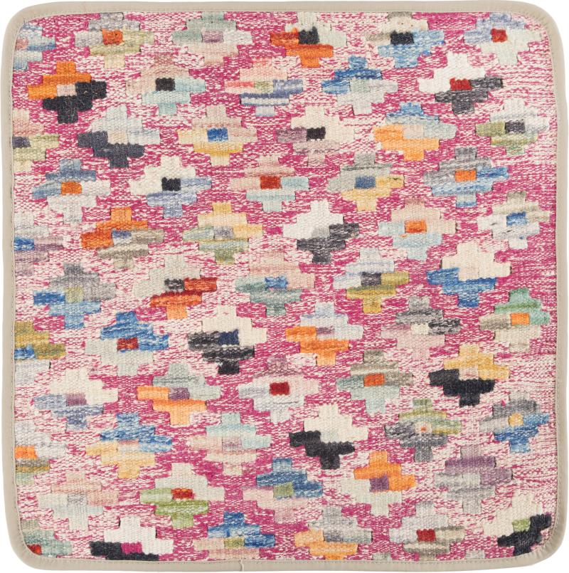 Afghanska mattan Kilim Afghan Kuddfodral 50x50 50x50, Persisk matta Knuten för hand