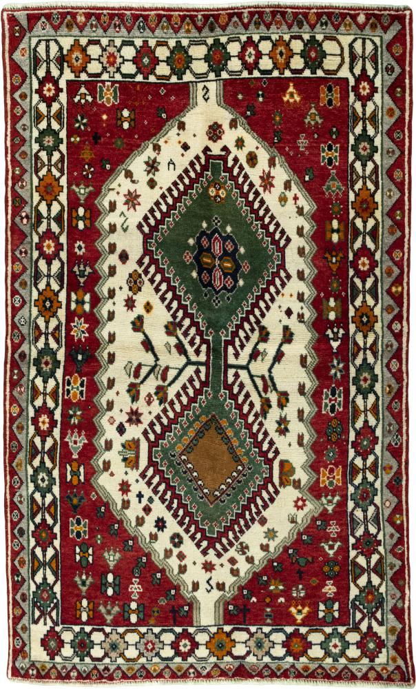 Persian Rug Persian Gabbeh Ghashghai 206x122 206x122, Persian Rug Knotted by hand